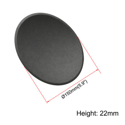 Harfington Uxcell Speaker Dust Cap 150mm/6" Diameter Subwoofer Paper Dome Coil Cover Caps 2 Pcs