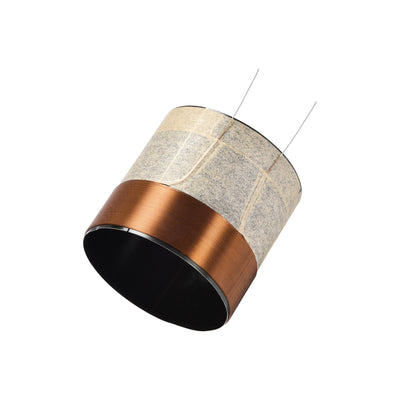 Harfington Uxcell 51.5mm 2" Woofer Voice Coil 2 Layers Round Copper Wire for Bass Speaker Repair
