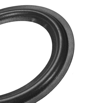 Harfington Uxcell 4" Inch Speaker Foam Edge Folding Ring  Horn Replacement Parts for Speaker Black  2 Pcs