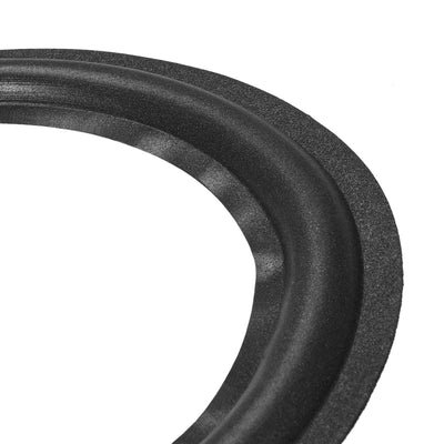 Harfington Uxcell 8 Inch Speaker Foam Edge Folding Ring  Horn Replacement Parts for Speaker Black
