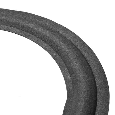 Harfington Uxcell 12 Inch Speaker Foam Edge Folding Ring  Horn Replacement Parts for Speaker Black