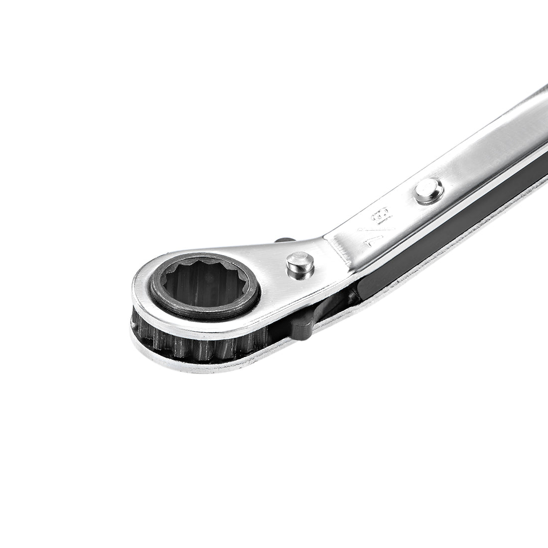 uxcell Uxcell Reversible Ratcheting Wrench, Offset Double Box End, Cr-V