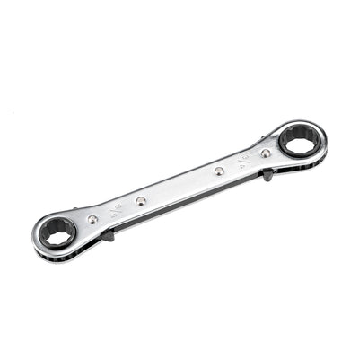 Harfington Uxcell Reversible Ratcheting Wrench,  3/4-inch x 5/8-inch Double Box End, Cr-V