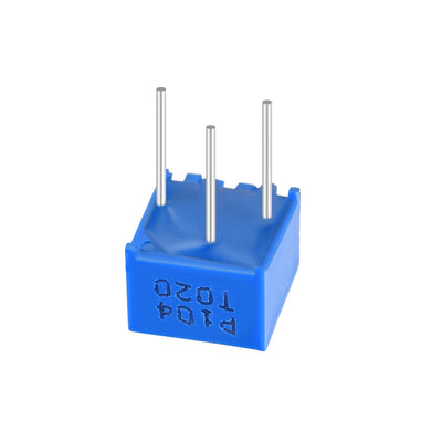 Harfington Uxcell 3362 Trimmer Potentiometer 100K Ohm Top Adjustment Horizontal Variable Resistors 10Pcs