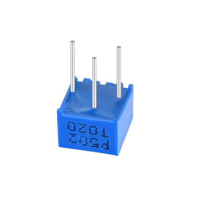 Harfington Uxcell 3362 Trimmer Potentiometer 5K Ohm Top Adjustment Horizontal Variable Resistors 10Pcs