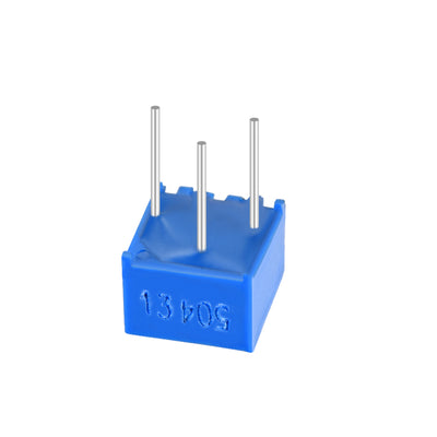 Harfington Uxcell 3362 Trimmer Potentiometer 500K Ohm Top Adjustment Horizontal Variable Resistors 5Pcs
