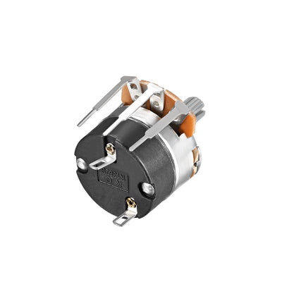 Harfington Uxcell WH138 Potentiometer with Switch B10K Ohm Variable Resistors Single Turn Rotary Carbon Film Taper 2pcs