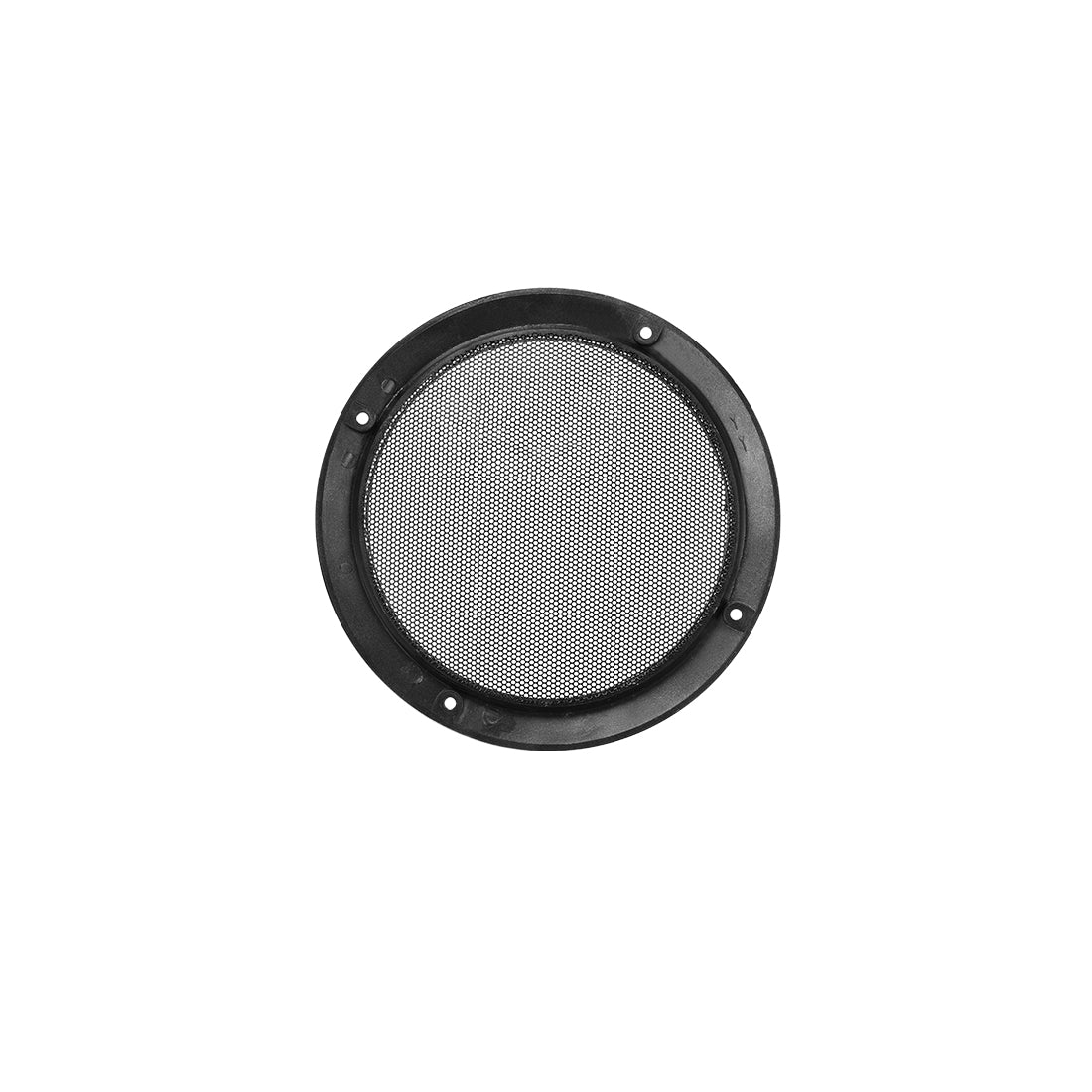 uxcell Uxcell 2pcs 4" Speaker Grill Mesh Decorative Circle Subwoofer Guard Protector Cover Audio Accessories