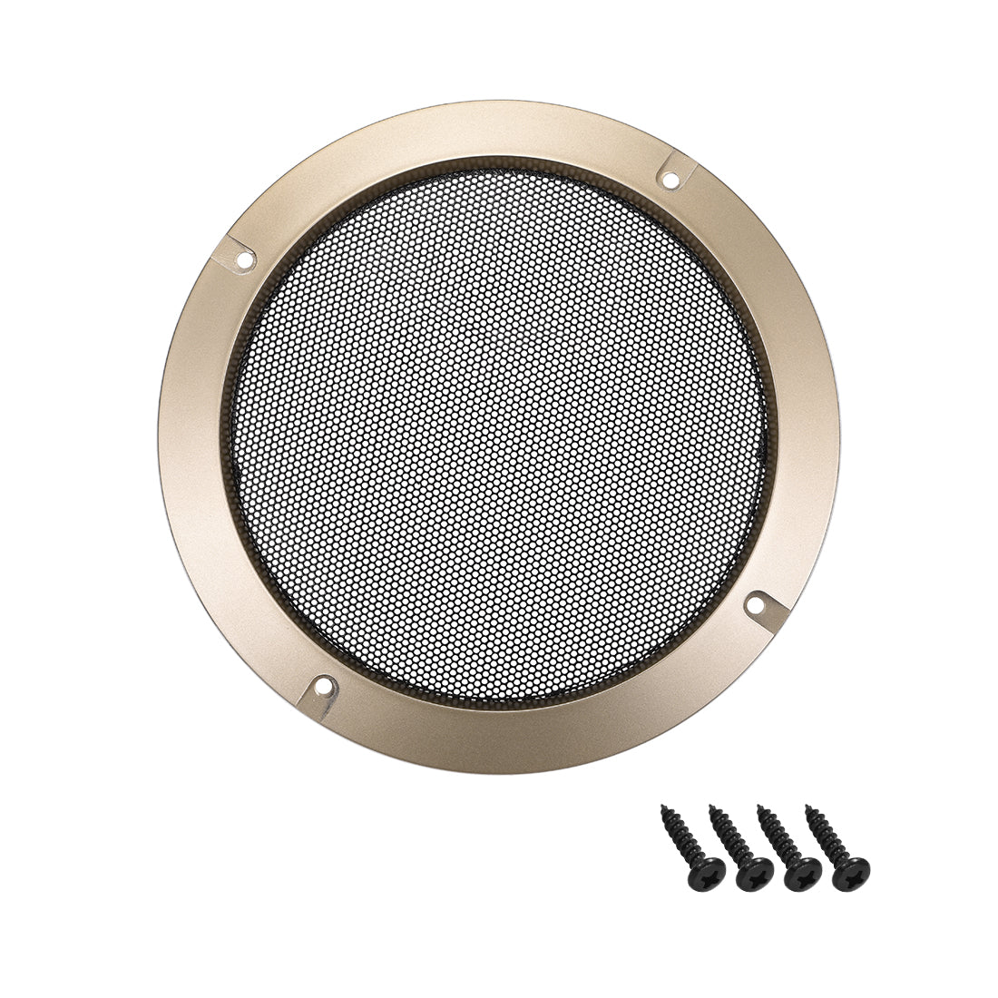 uxcell Uxcell 8" Speaker Grill Mesh Decorative Circle Subwoofer Guard Protector Cover Audio Accessories
