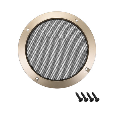 Harfington Uxcell 8" Speaker Grill Mesh Decorative Circle Subwoofer Guard Protector Cover Audio Accessories
