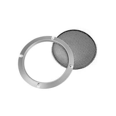 Harfington Uxcell 3" Speaker Grill Mesh Decorative Circle Woofer Guard Protector Cover Audio Accessories Silver