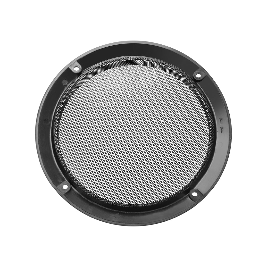 uxcell Uxcell 8" Speaker Grill Mesh Decorative Circle Woofer Guard Protector Cover Audio Accessories Black