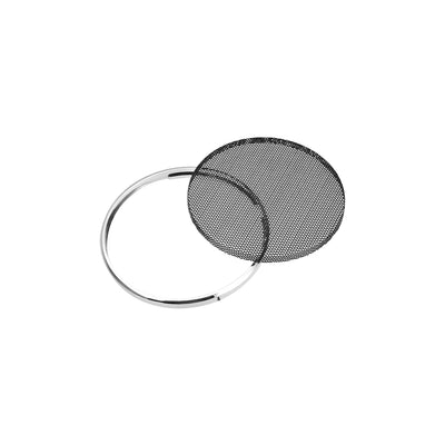 Harfington Uxcell 2pcs 3.5" Speaker Grill Mesh Decorative Circle Woofer Guard Protector Cover Audio Parts Silver