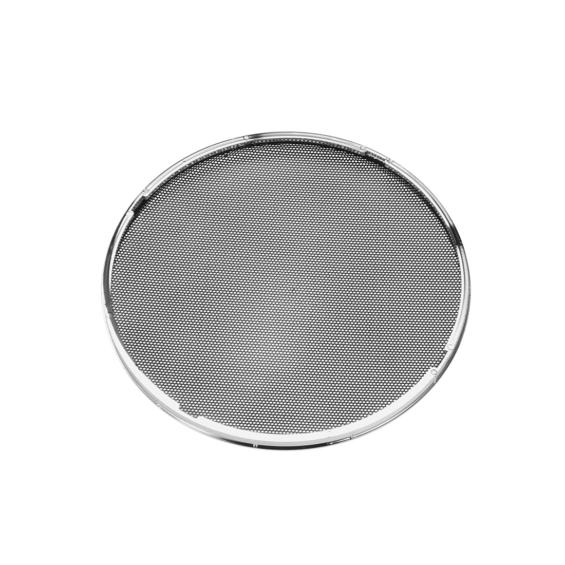 uxcell Uxcell 4pcs 6.5" Speaker Grill Mesh Decorative Circle Woofer Guard Protector Cover Audio Parts Silver