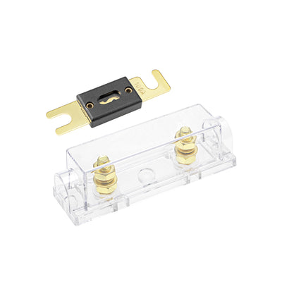 Harfington Uxcell ANL Fuse Holder with 100 Amp Fuse DC 32 Volt for Audio Amplifier Inverter