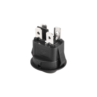 Harfington Uxcell Boat Rocker Switch Round Toggle Switch for Boat Car Marine 4pins ON/OFF AC250V/6A 125V/10A 2pcs