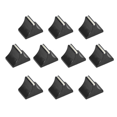uxcell Uxcell Straight Sliding Potentiometer Push-Pull Cap for  Volume Tone Fader Cap Stage Lighting Dimming Cap 10pcs