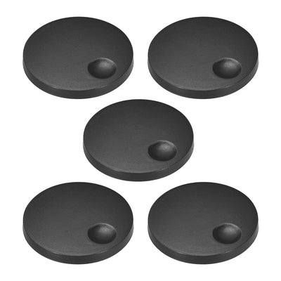 Harfington Uxcell 5pcs, Potentiometer Control Knobs For Encoder Code Switch Knobs Acrylic Volume Tone Knobs Black  D type 6mm