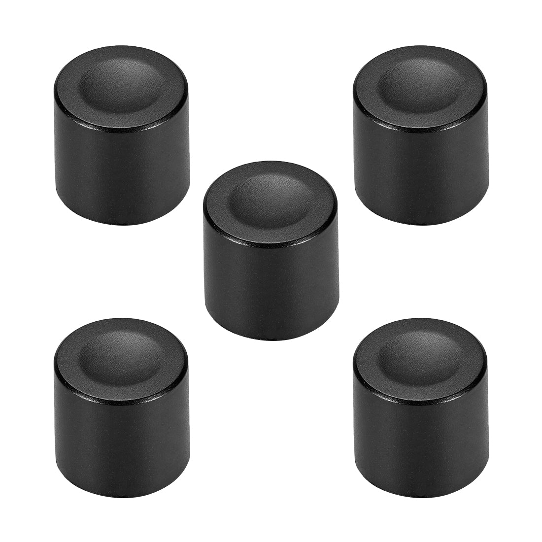 uxcell Uxcell 5pcs, 6mm Potentiometer Control Knobs For Electric Guitar Acrylic Volume Tone Knobs Black