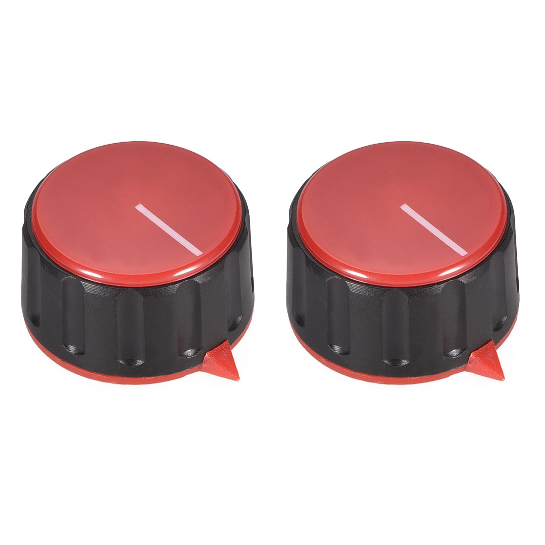 uxcell Uxcell 2pcs 6mm Potentiometer Control Knobs For Electric Guitar Acrylic Volume Tone Knobs Red