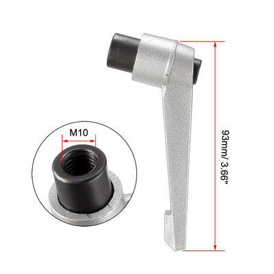 Harfington Uxcell M10 Handle Adjustable Clamping Lever Push Button Ratchet Female Threaded Stud 2 Pcs