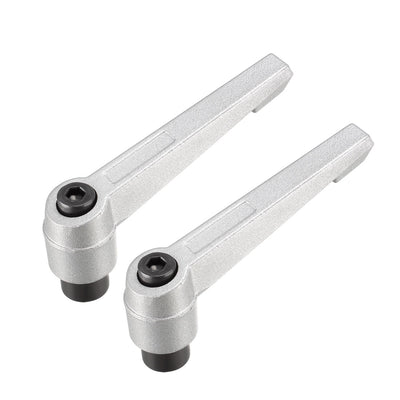 Harfington Uxcell M10 Handle Adjustable Clamping Lever Push Button Ratchet Female Threaded Stud 2 Pcs