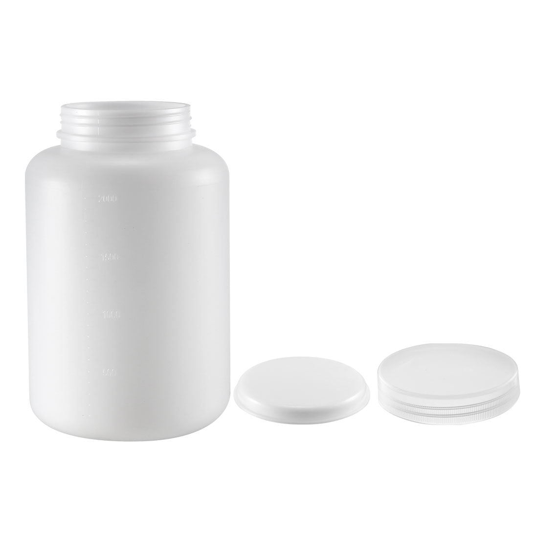 Uxcell Uxcell Plastic Lab Chemical Reagent Bottle 150ml/5oz Wide Mouth Sample Sealing Liquid Storage Container