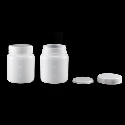 Harfington Uxcell Plastic Lab Chemical Reagent Bottle 1000ml/34oz Wide Mouth Sample Sealing Liquid Storage Container 10pcs