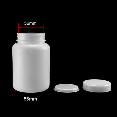 Harfington Uxcell Plastic Lab Chemical Reagent Bottle 500ml/16.9oz Wide Mouth Sample Sealing Liquid Storage Container 10pcs