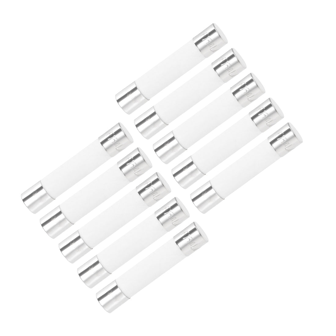 uxcell Uxcell Cartridge Fuses 15A 250V 6x30mm Ceramic Fast Blow Replacement 10Pcs