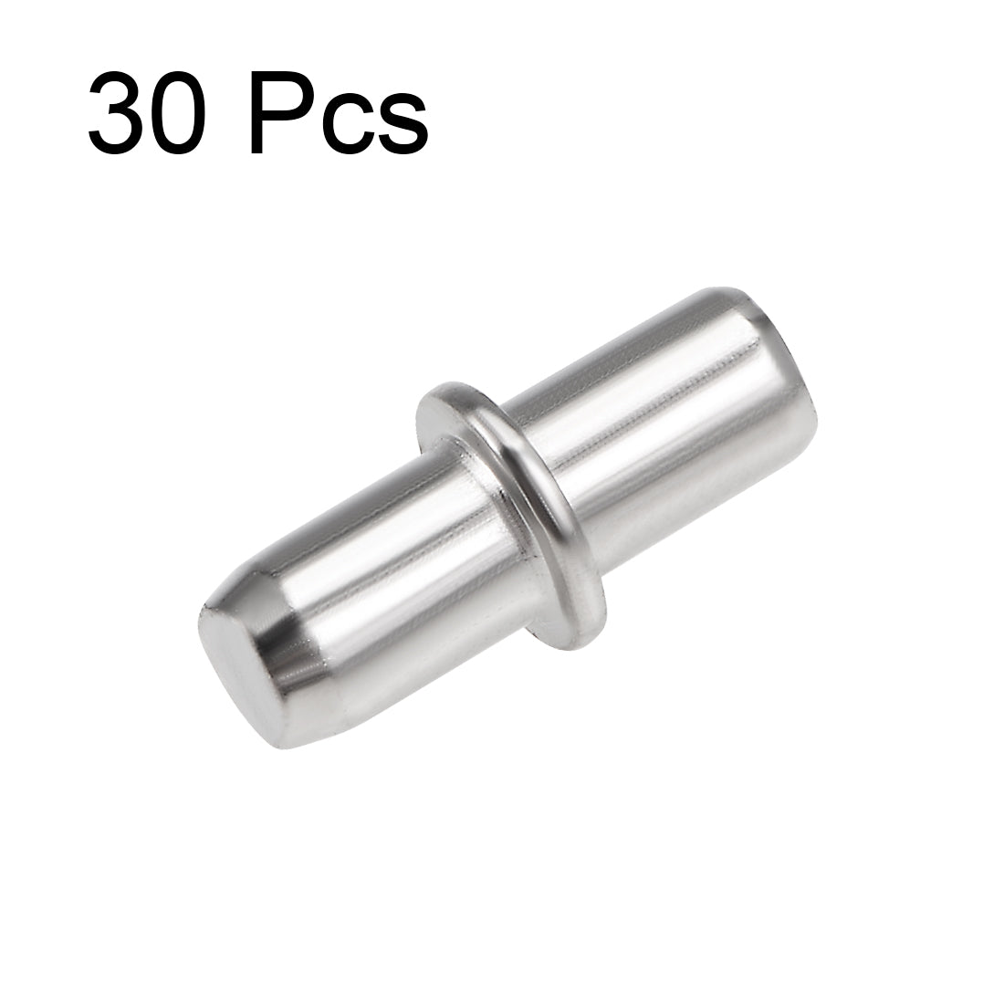 uxcell Uxcell Shelf Bracket Pegs 5x16mm Stainless Steel Cylindrical Shape Shelf Holder Support Pins for Cabinet Bookcase 30 Pcs