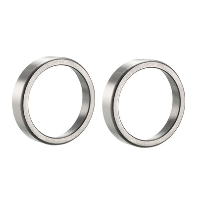 Harfington Uxcell 25520 Tapered Roller Bearing Outer Race Cup 3.265" O.D., 0.75" Width 2pcs
