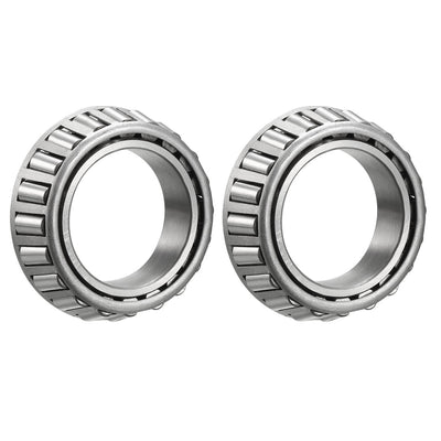 Harfington Uxcell LM11749 Tapered Roller Bearing Single Cone 0.6875" Bore 0.575" Width 2pcs