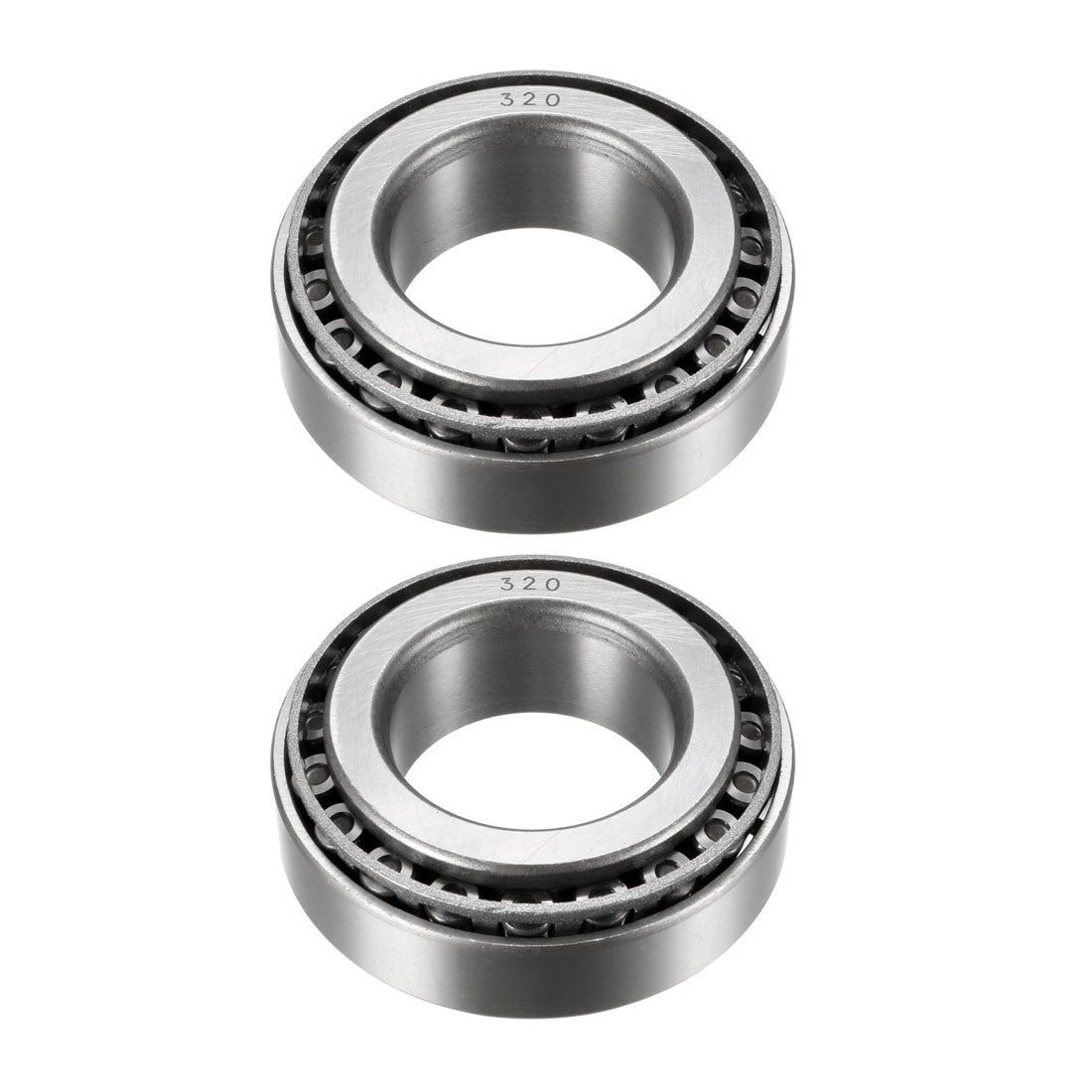 uxcell Uxcell 320/28X Tapered Roller Bearing Cone and Cup Set 28mm Bore 52mm O.D. 2pcs