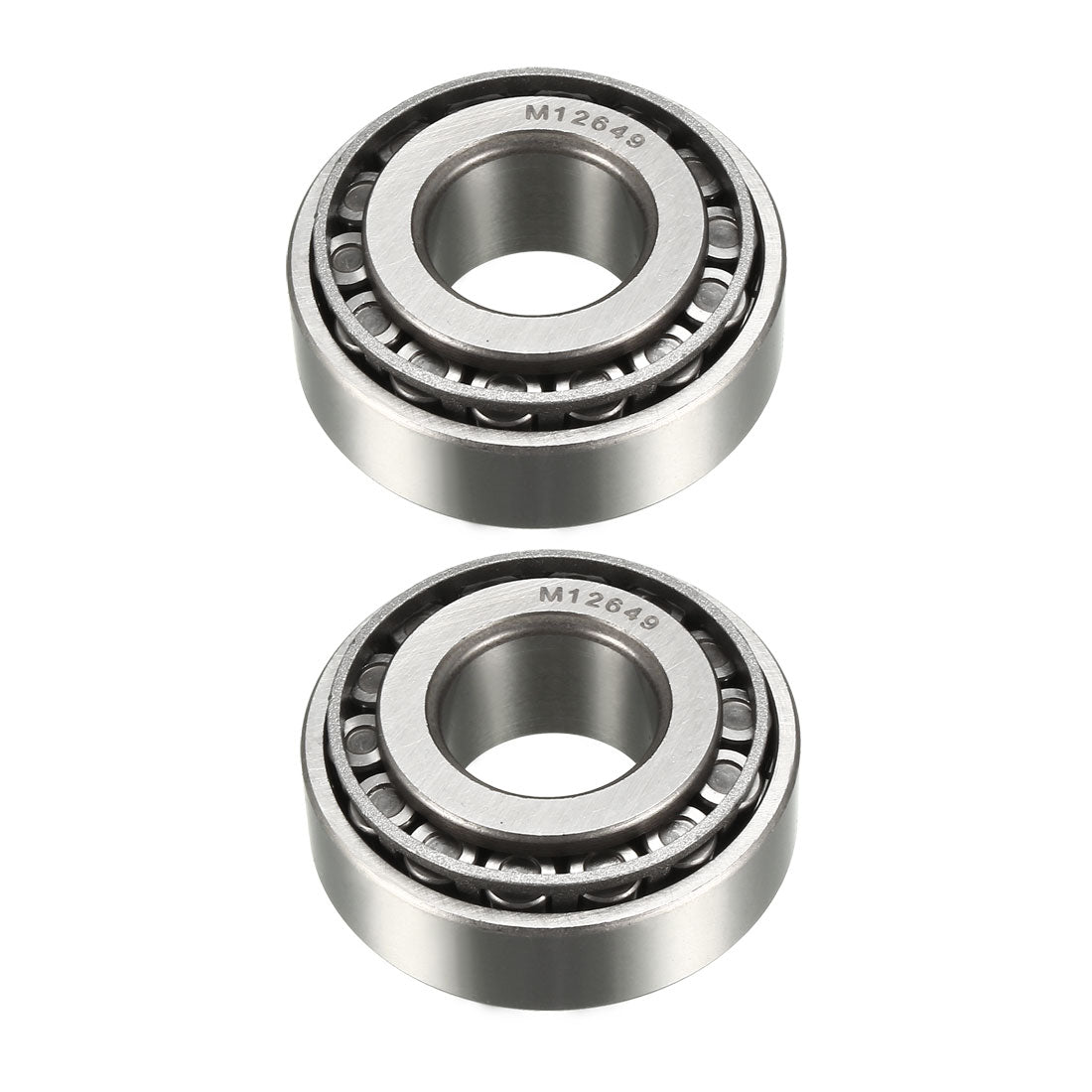 Uxcell Uxcell M12649/M12610 Tapered Roller Bearing Cone and Cup Set 0.84" Bore 1.97" O.D. 2pcs
