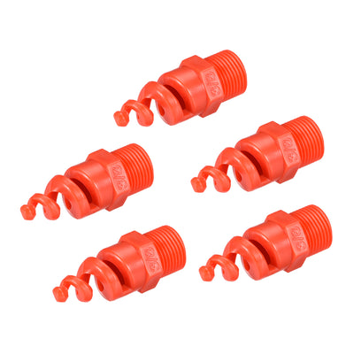 uxcell Uxcell Spiral Cone Atomization Nozzle, 3/8BSPF PP  Sprinkler , 5 Pcs