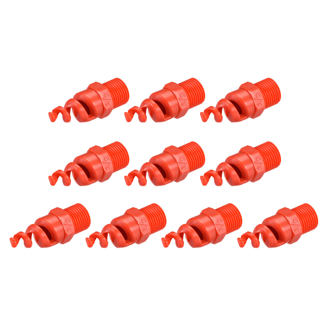 Uxcell Uxcell Spiral Cone Atomization Nozzle, 3/4BSPF PP  Sprinkler , 10 Pcs