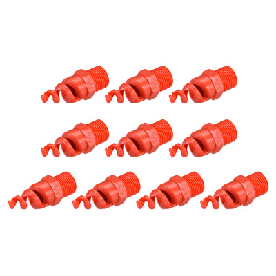 Harfington Uxcell Spiral Cone Atomization Nozzle, 3/4BSPF PP  Sprinkler , 10 Pcs