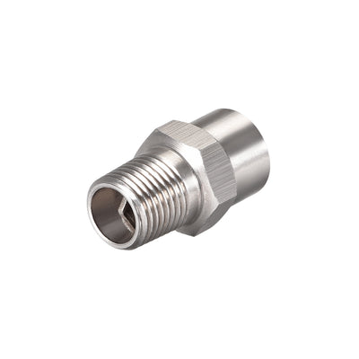 Harfington Uxcell Full Cone  Tip, 1/8BSPT Stainless Steel Wide Angle Nozzle