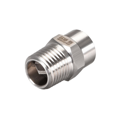 uxcell Uxcell Full Cone  Tip, 1/4BSPT Stainless Steel Wide Angle Nozzle