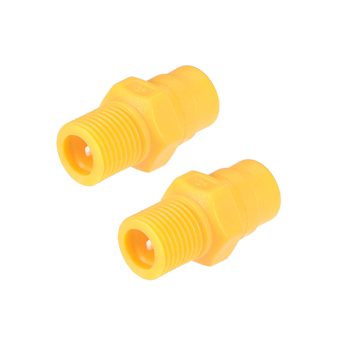 Uxcell Uxcell Full Cone  Tip, 1/8BSPT Plastic PP Wide Angle Nozzle, 2 Pcs