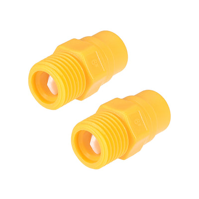 Harfington Uxcell Full Cone  Tip, 1/8BSPT Plastic PP Wide Angle Nozzle, 2 Pcs