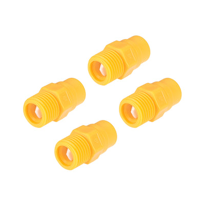 uxcell Uxcell Full Cone  Tip, 1/4BSPT Plastic PP Wide Angle Nozzle, 4 Pcs