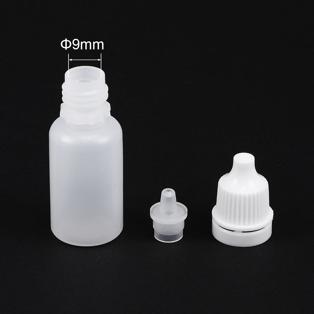 uxcell Uxcell 10ml/0.34 oz Empty Squeezable Dropper Bottle 15pcs