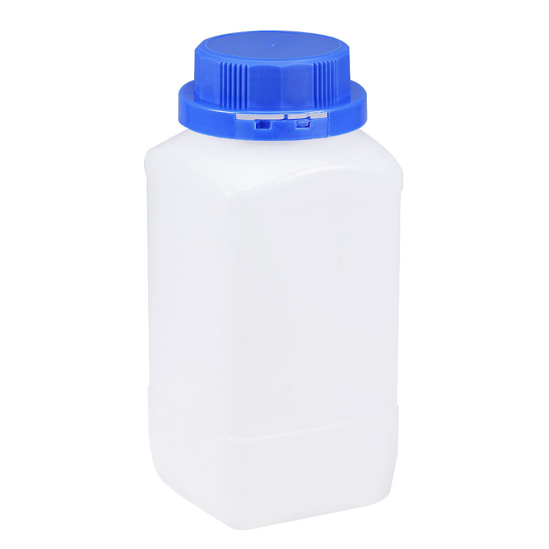 uxcell Uxcell Plastic Lab Chemical Reagent Bottle 1000ml/34oz Wide Mouth Sample Sealing Liquid Storage Container Blue