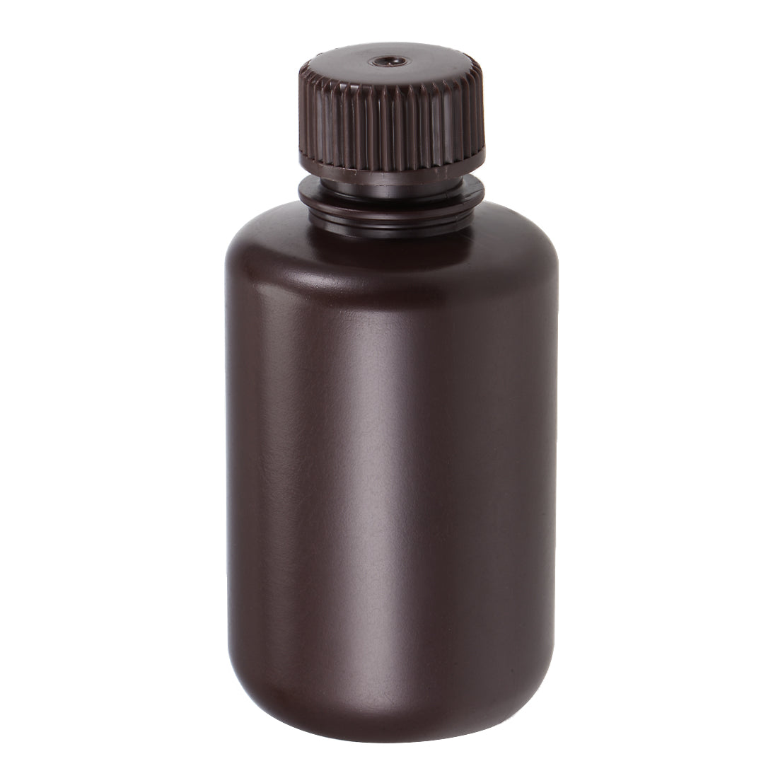 uxcell Uxcell Plastic Lab Chemical Reagent Bottle 125ml/4.2oz Small Mouth Sample Sealing Liquid Storage Container Brown