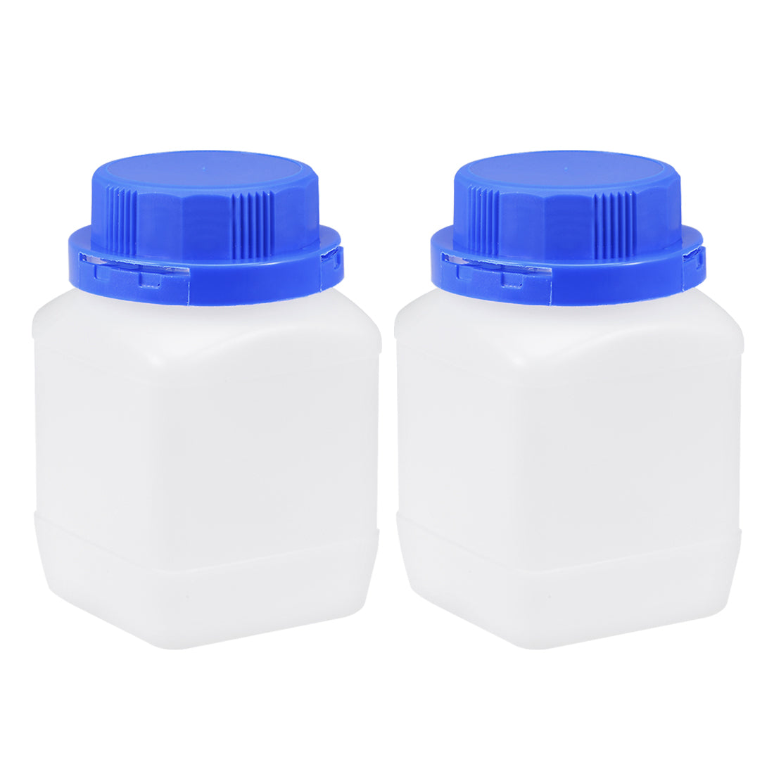 Uxcell Plastic Lab Chemical Reagent Bottle 450ml/15.2oz Wide Mouth ...