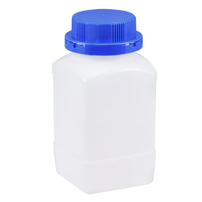 uxcell Uxcell Plastic Lab Chemical Reagent Bottle 750ml/25.4oz Wide Mouth Sample Sealing Liquid Storage Container Translucent