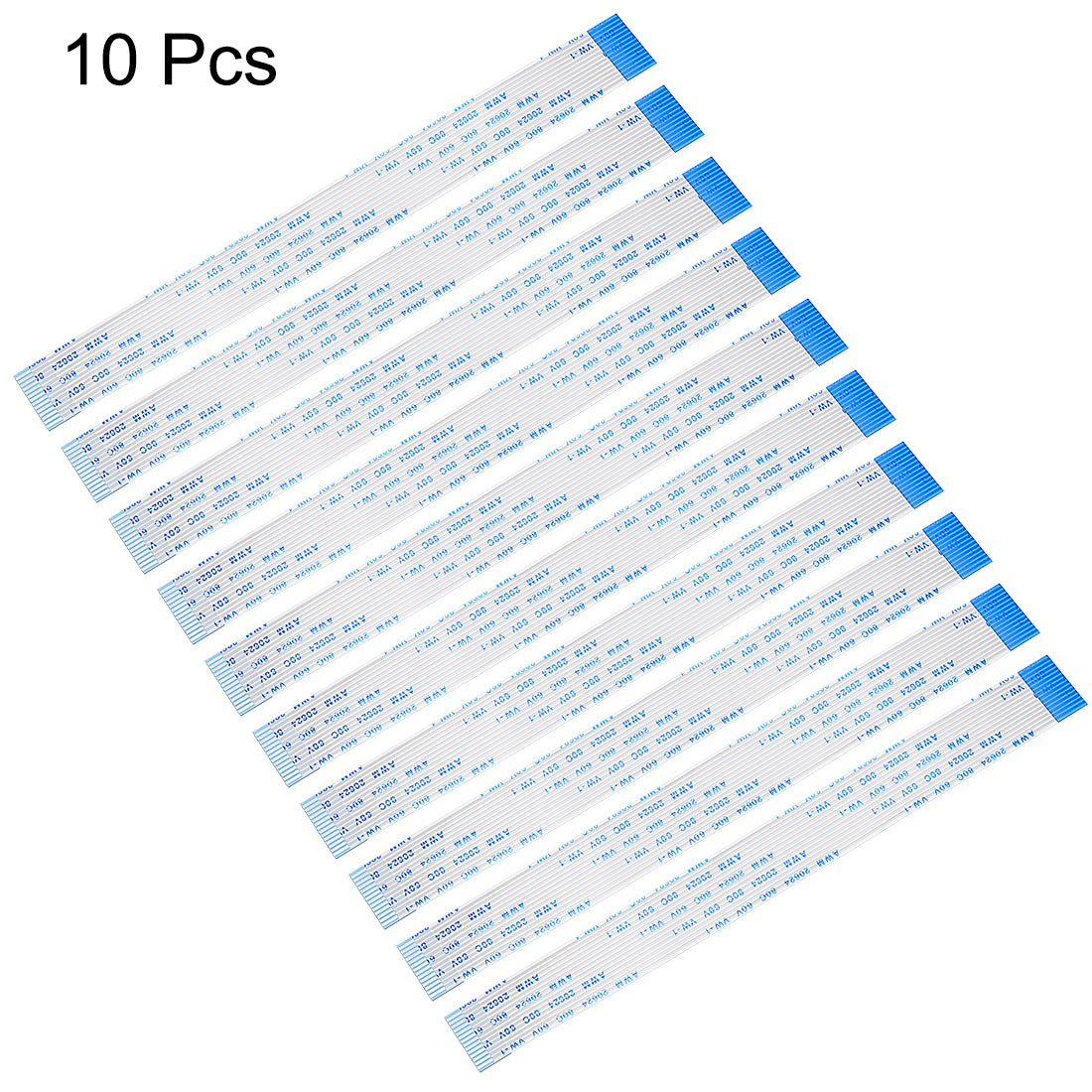 Uxcell Uxcell Flexible Flat Cable 150mm 1mm Pitch 26 Pins FPC FFC Flexible Ribbon Cable 10Pcs