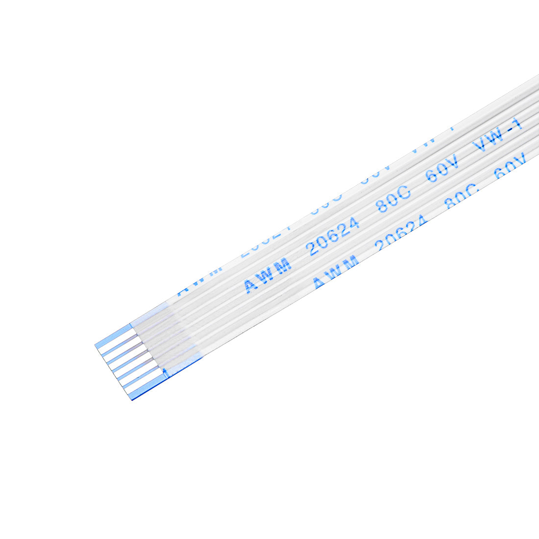 Uxcell Uxcell Flexible Flat Cable 150mm 1mm Pitch 7 Pins FPC FFC Flexible Ribbon Cable 5Pcs
